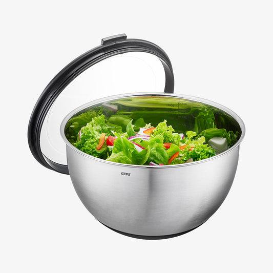 MUOVO Rustfri stålskål med låg stor