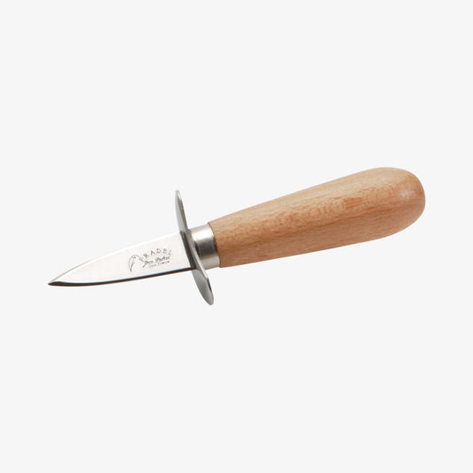 Østerskniv med træhåndtag