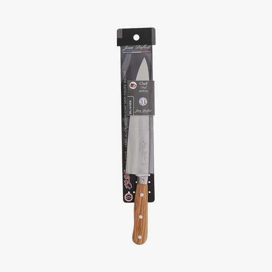 Kockkniv 20cm, olivträ, 1920
