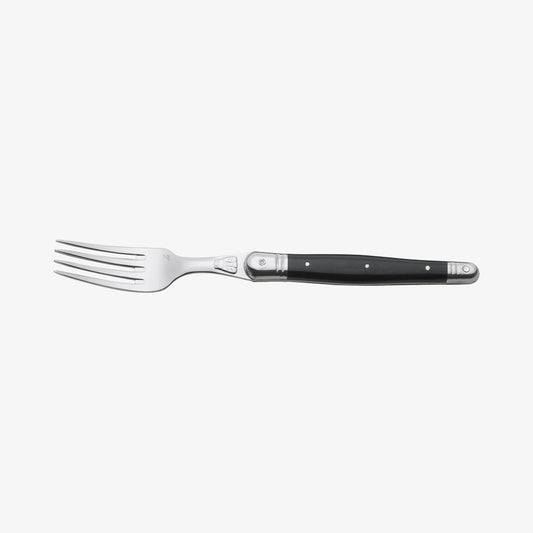 Laguiole fork with black handle 1.5 mm