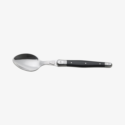 Laguiole matsked med svart handtag 2 mm
