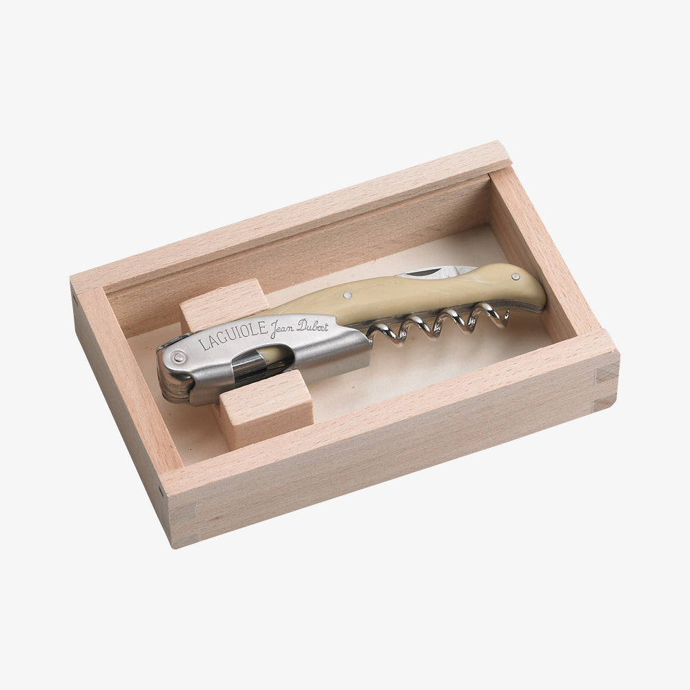 Plug -in cream white in box laguiole millesime