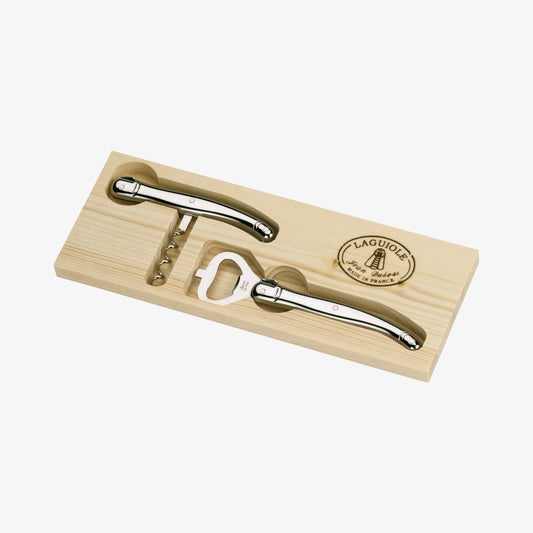 Beer picker + plugs steel steel wood box