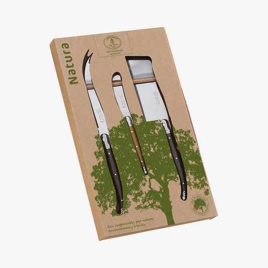 Cheese set mix biomaterial 3pcs Laguiole