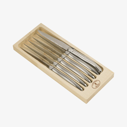 Knives steel 1.2mm, 6pcs Laguiole