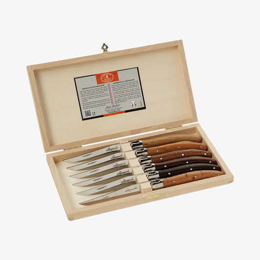 Knivar trämix 2,5 mm, 6 st Laguiole