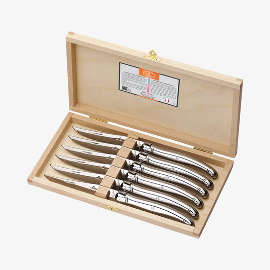 Knife steel 2.5 mm, 6 pcs Laguiole