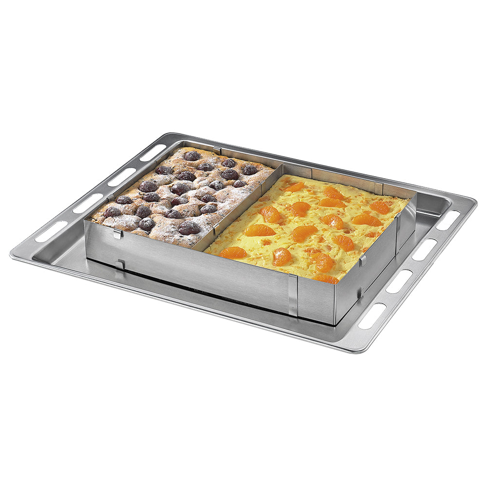 Rectangular baking form