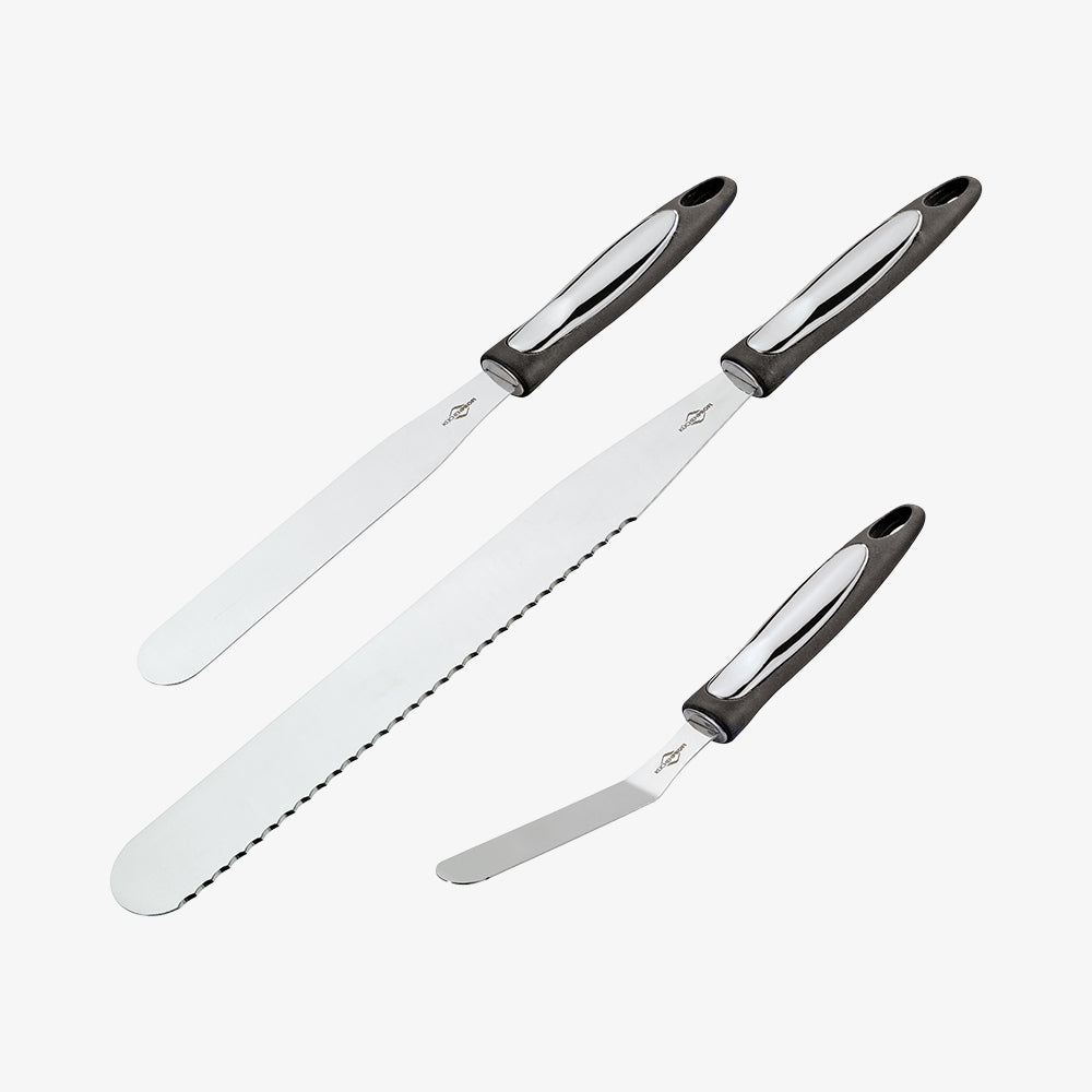 Konditorspadesett med 3 stk