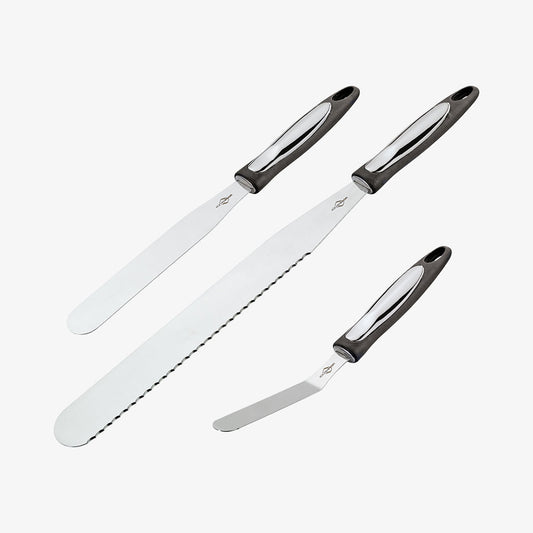 Pastry spatula set with 3 pieces