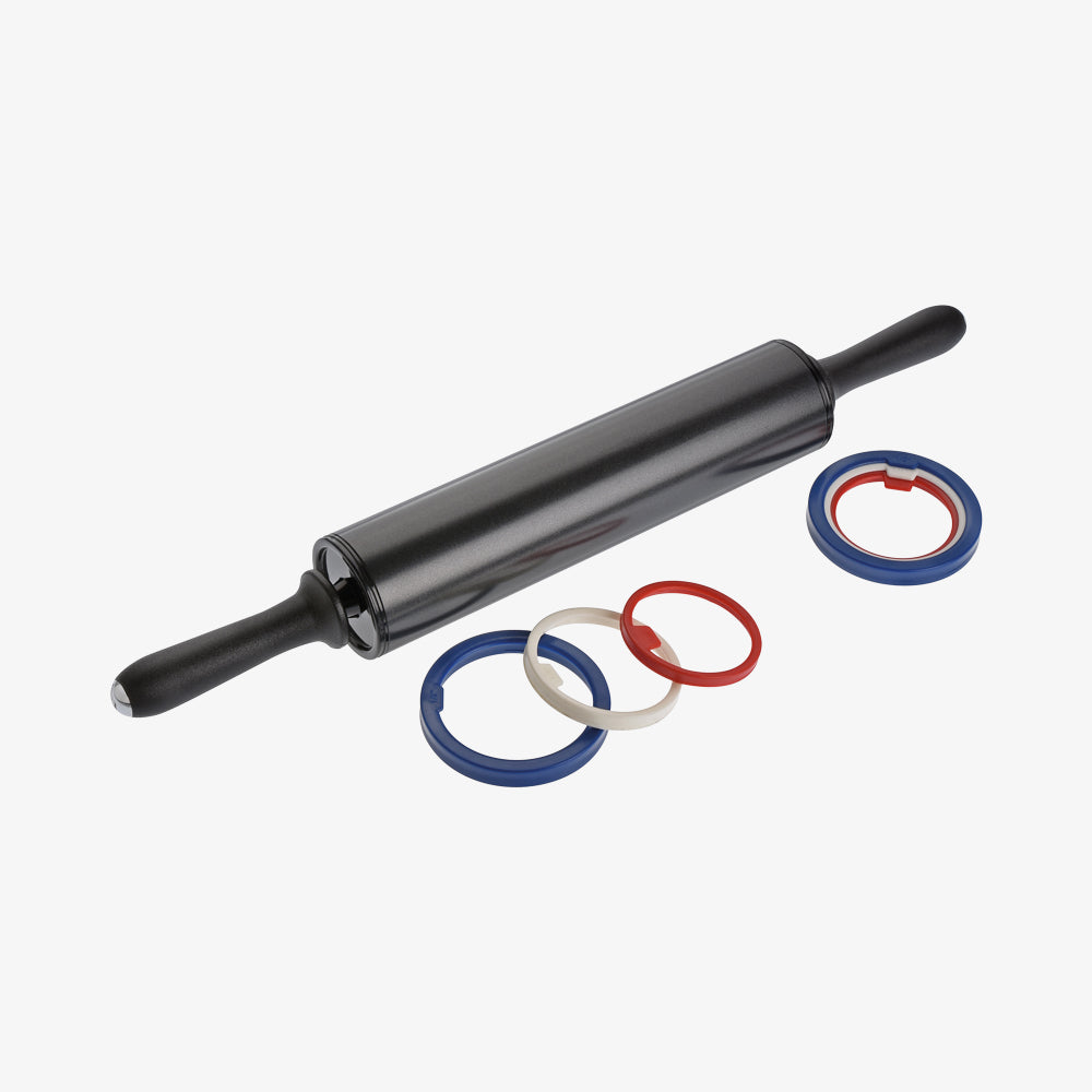 Kjevle med justerbar høyde i sort