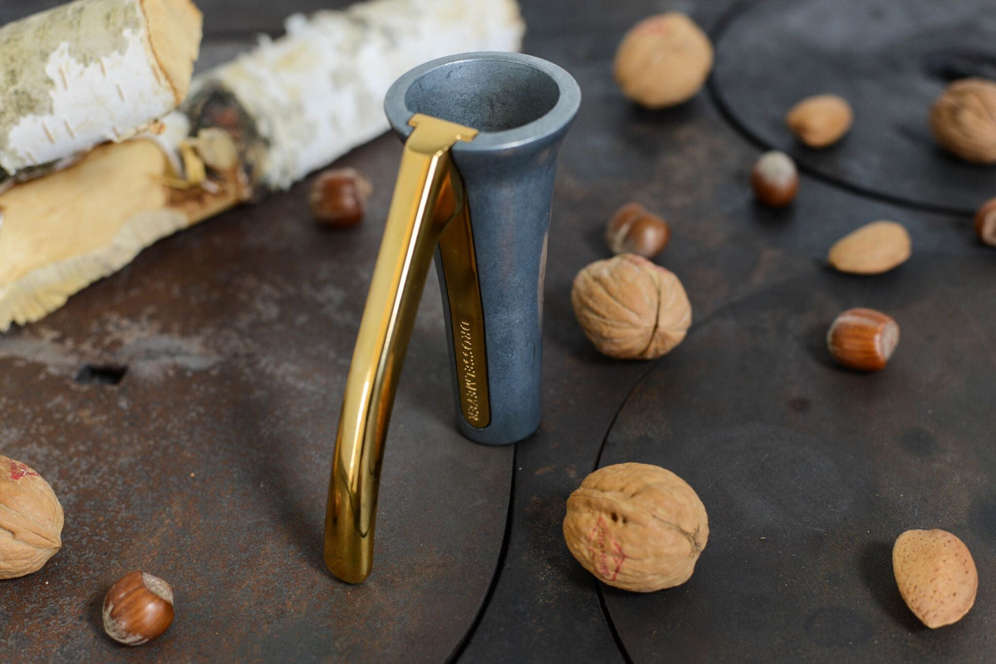 Drosselmeyer nøddeknækker zink med guld