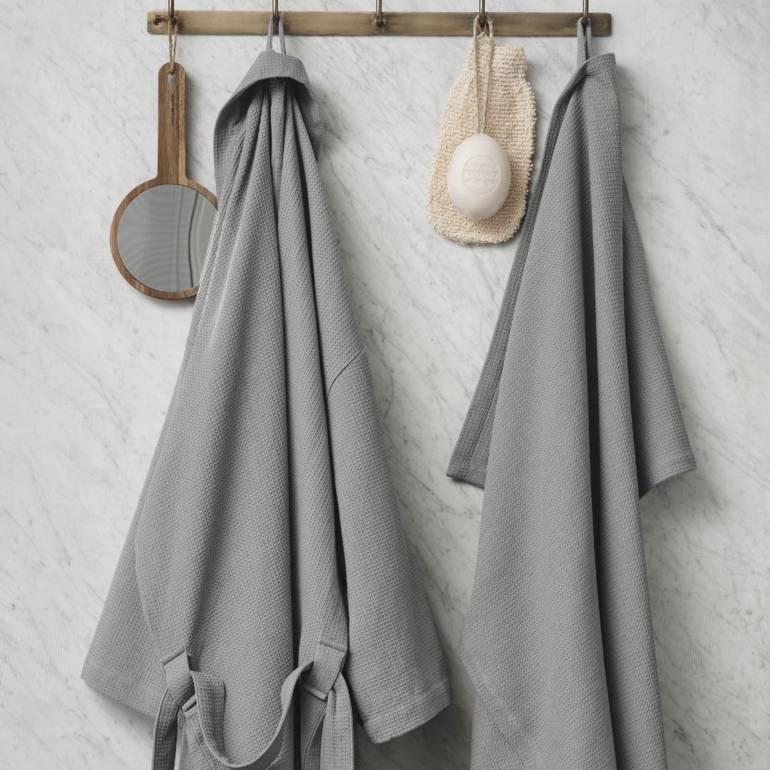 Bathrobe Gray Waffle 69x122