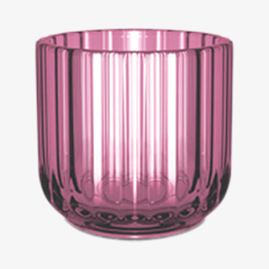 Lyngby stagen 6,5cm lilla glas