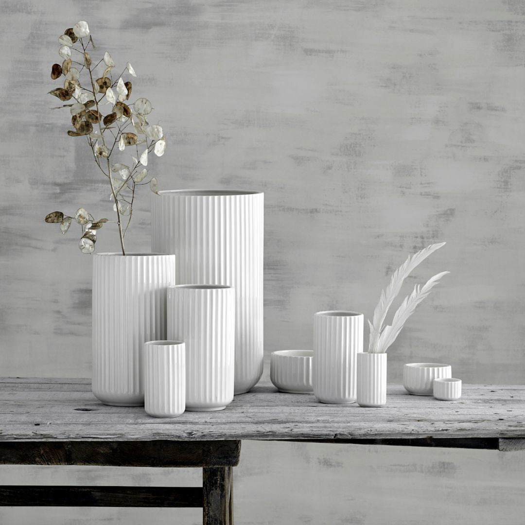 Lyngby vase 12cm white