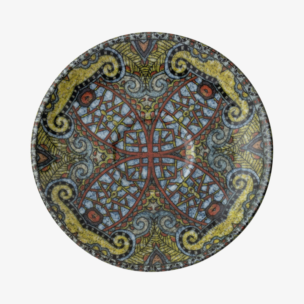 Tallerken 12 cm, mandala a