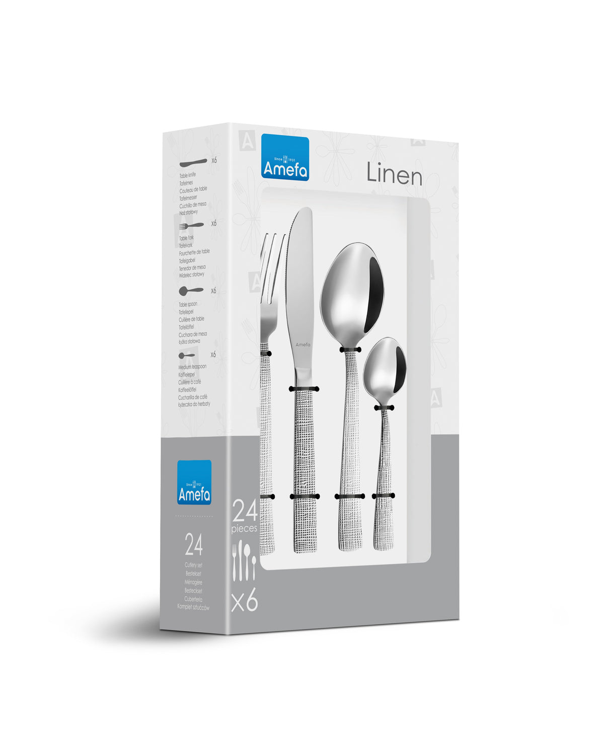 Bestiksæt 24 dele LINEN