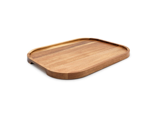 Tray Kyoto oval acacia wood 40x320x2,5 cm