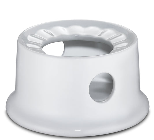 Tevarmer i porcelæn, hvid