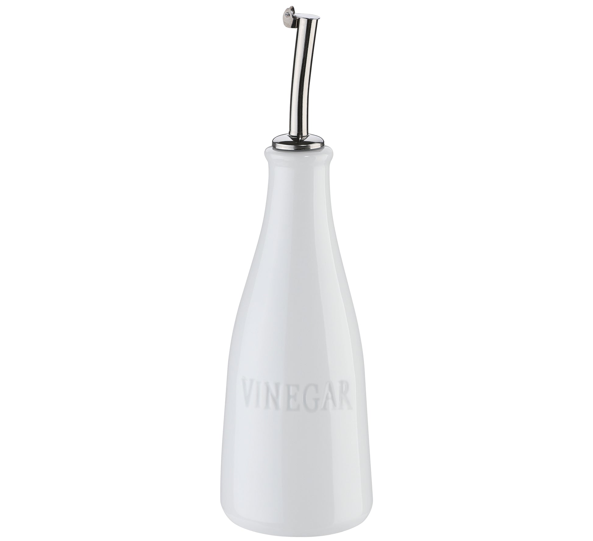 Eddikeflaske, hvid, VINEGAR