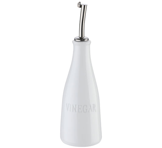 Eddikeflaske, hvid, VINEGAR