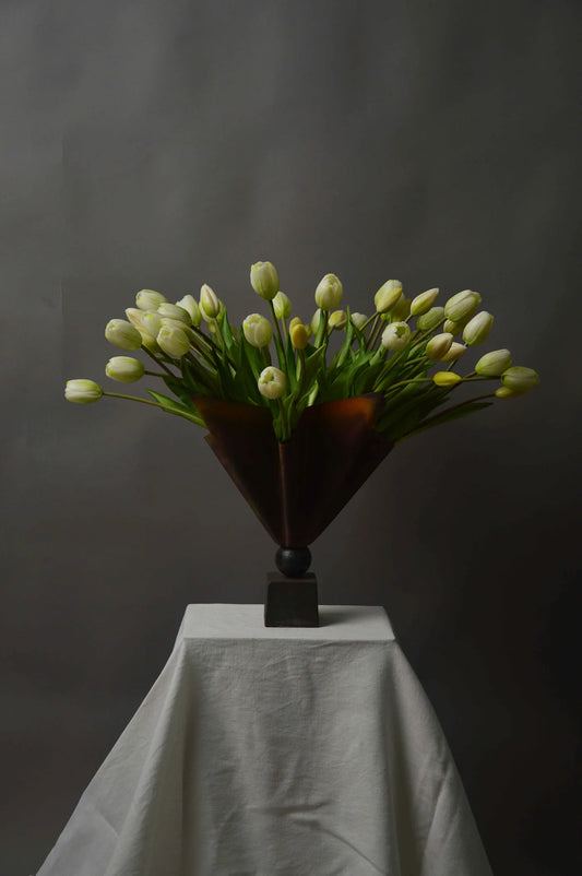 Buket, hvid, 50 stilke, Tulip Lover
