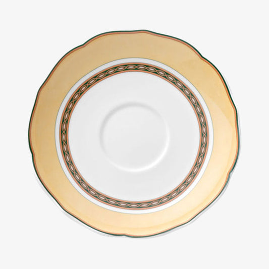 Saucer w.Well, Medley Alfabia, Maria Theresia