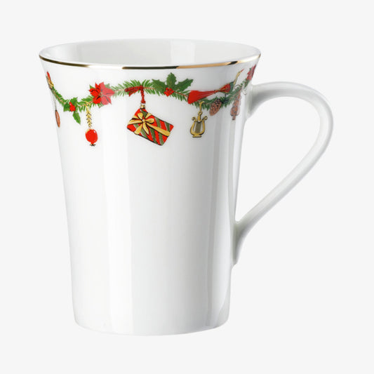 Mug with handle, Christmas, Nora