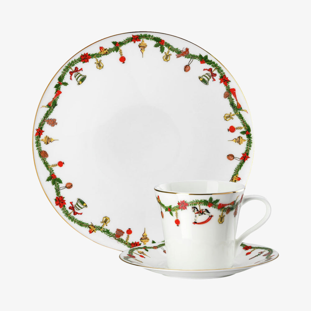 3 PC Place Setting, Christmas, Nora