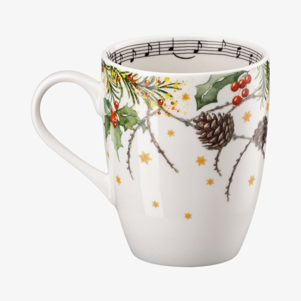 Mug with handle, Am Weihnachtsbaum, Sammelserie