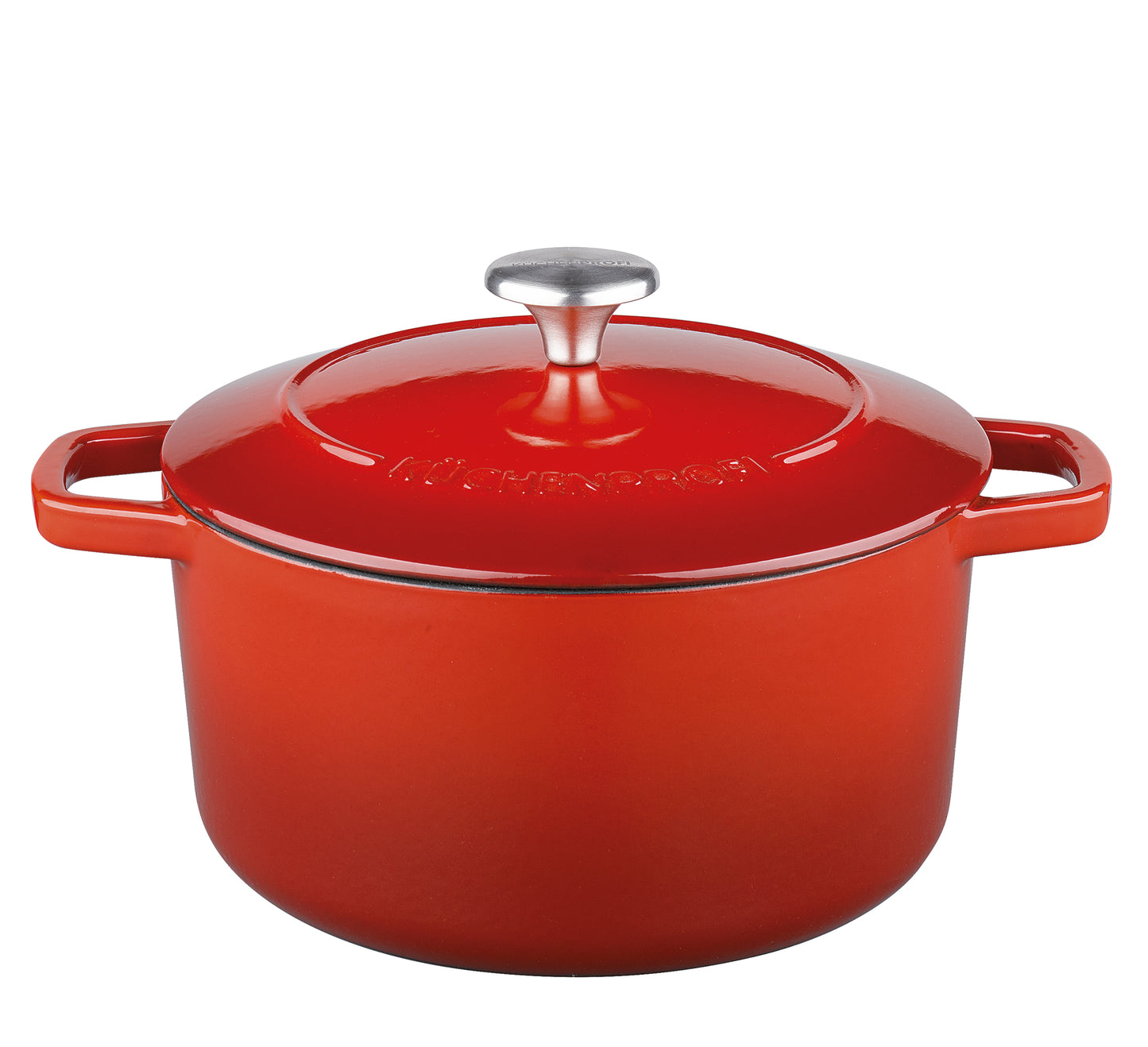 BRETAGNE rundt grydefad, 24 cm rød