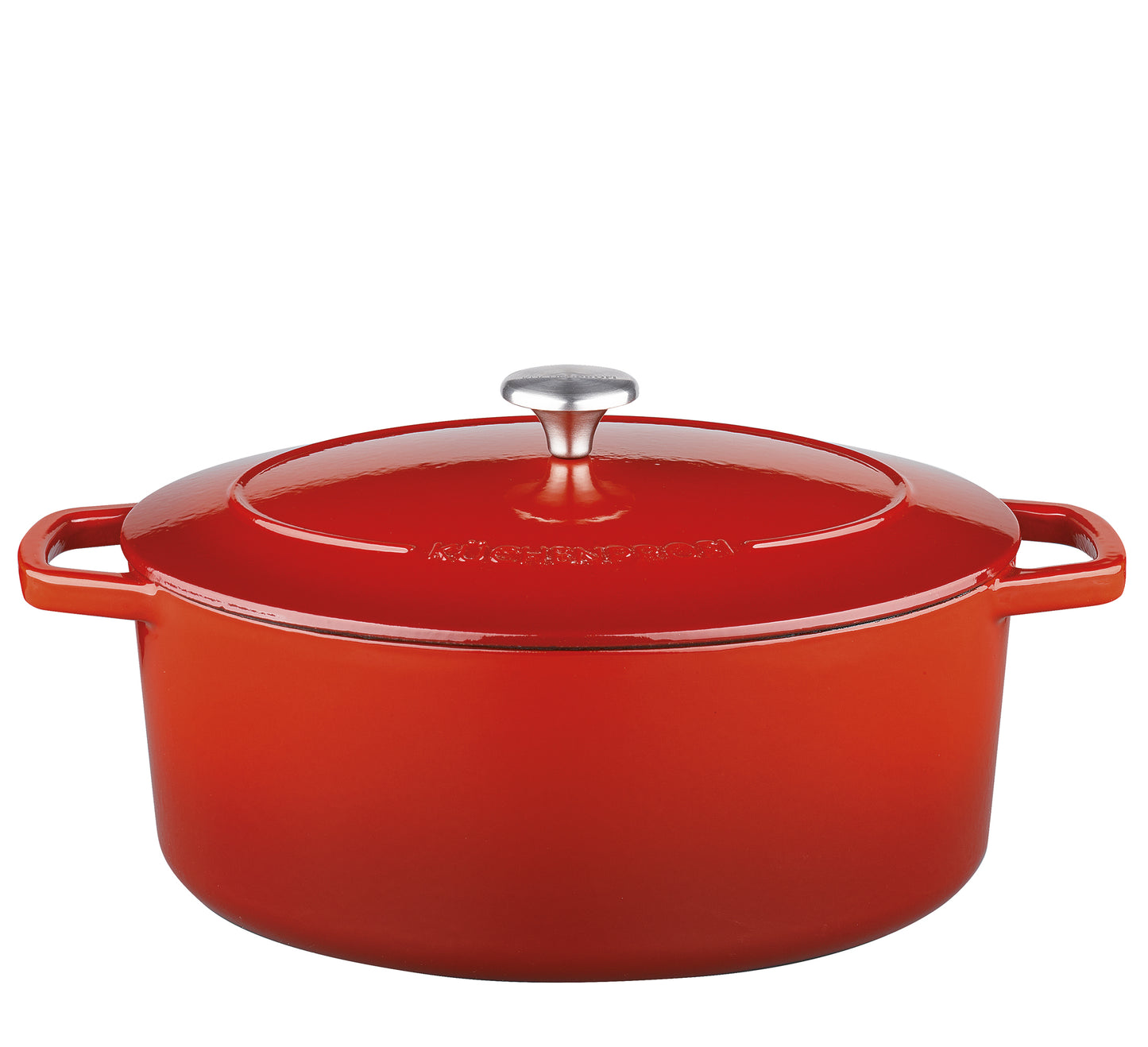 BRETAGNE oval bradepande, 33 cm rød