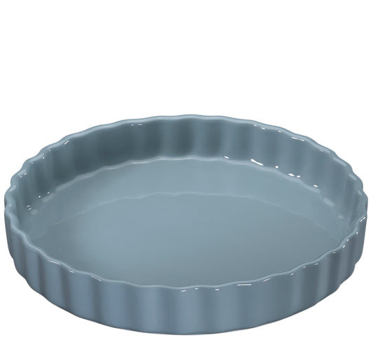 Flanfad, blå, Ø28cm, PORTO