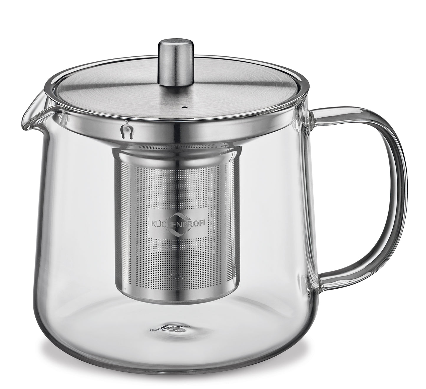 Tekande m/filter, glas, 600ml, ASSAM