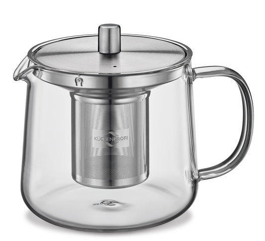 Tekande m/filter, glas, 600ml, ASSAM