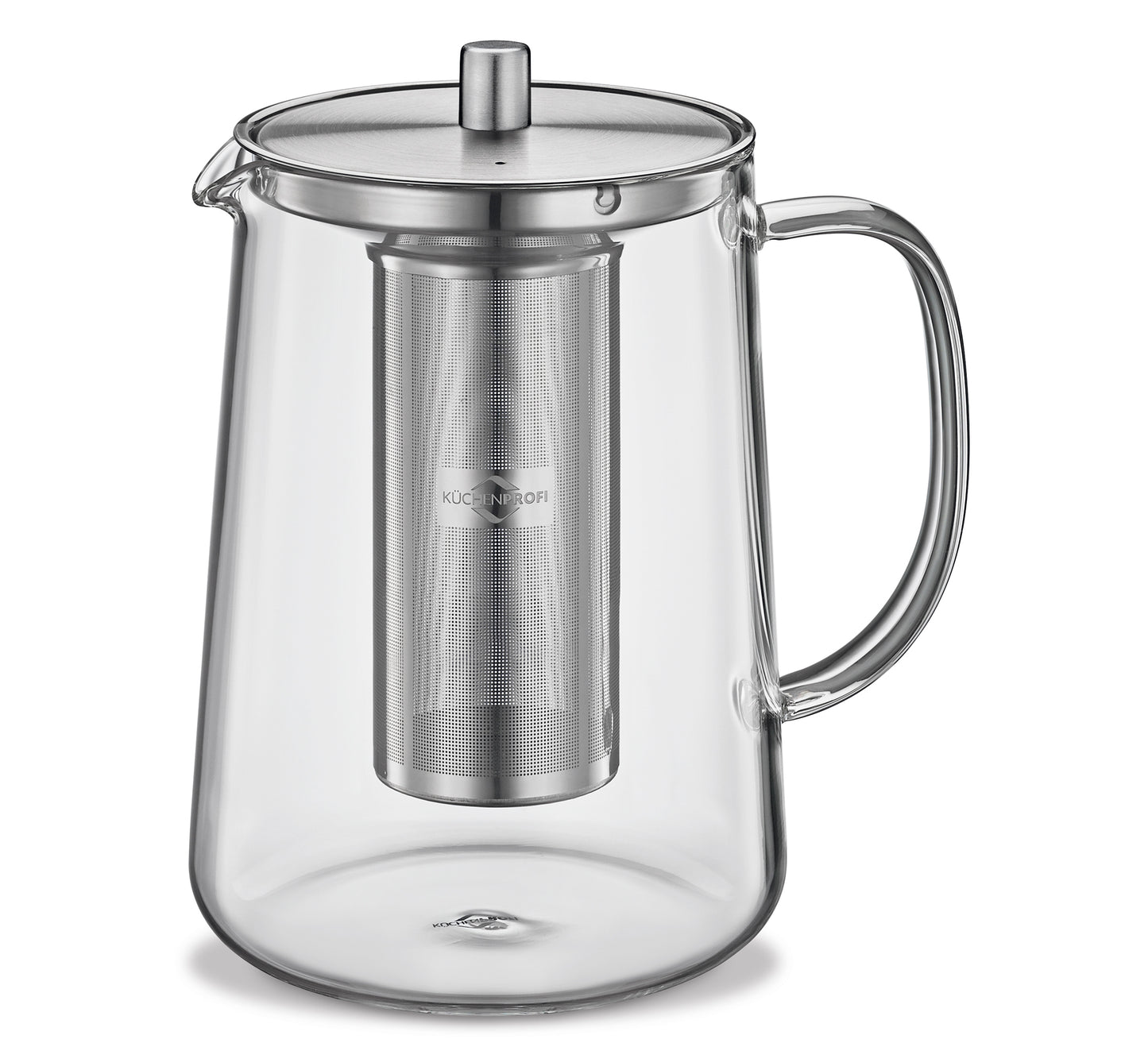 Tekande m/filter, glas, 1,2L, ASSAM