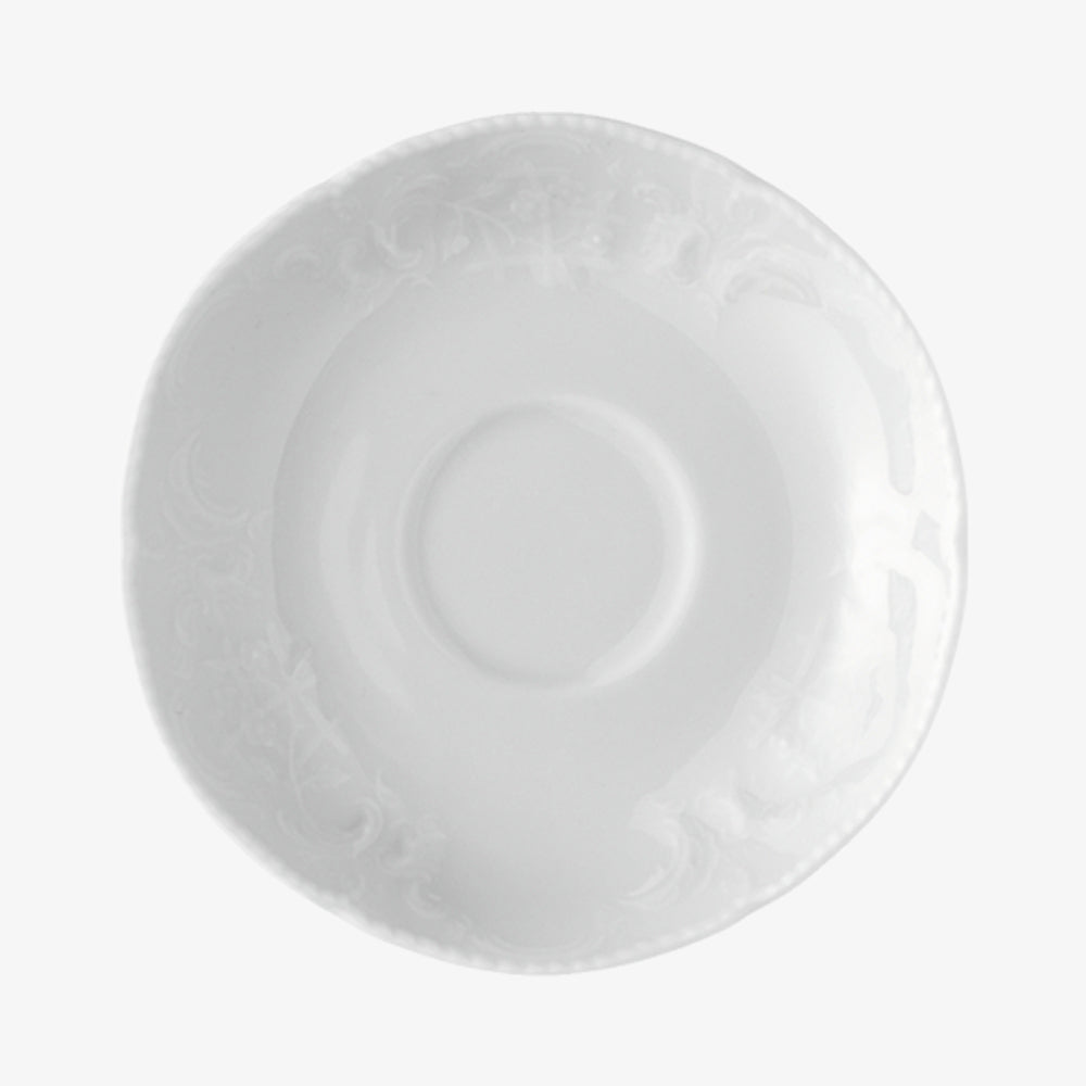 Saucer 2 tall, Weiss, Sanssouci weiss