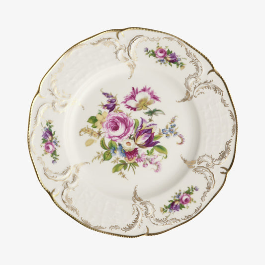 Plate 26cm, diplomat, Sanssouci Elfenbein