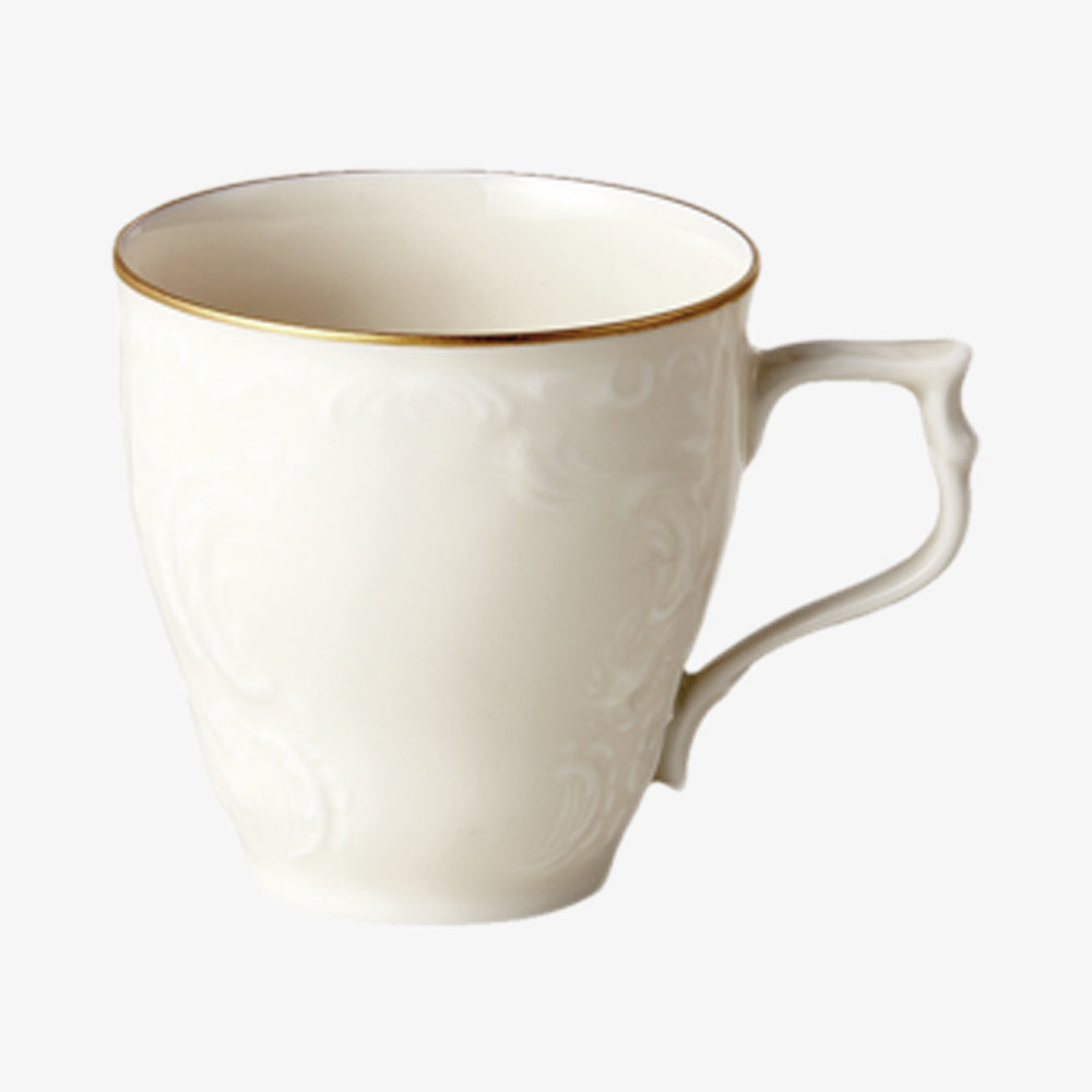 Cup 2 Tall, Gold, Sanssouci Elfenbein