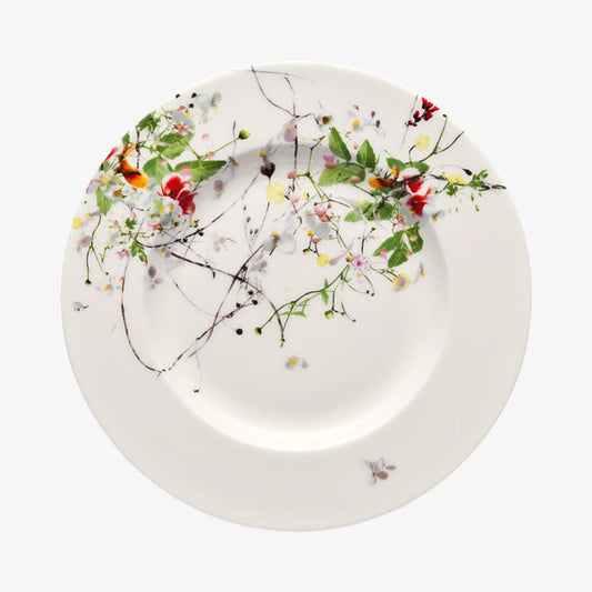 Rim Plate 19cm, Fleurs Sauvages, Brillance