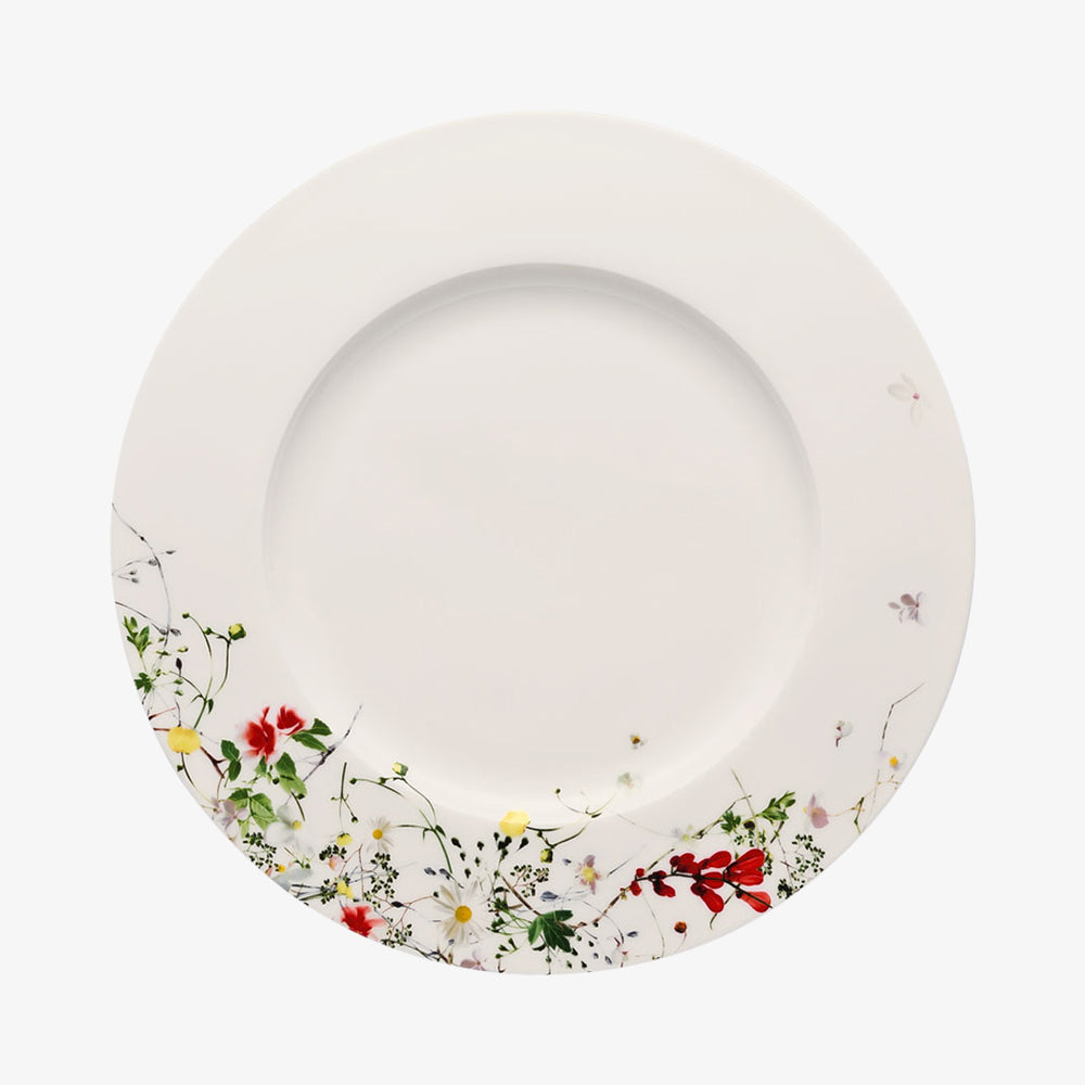 Rim Plate 28cm, Fleurs sauvages, glans