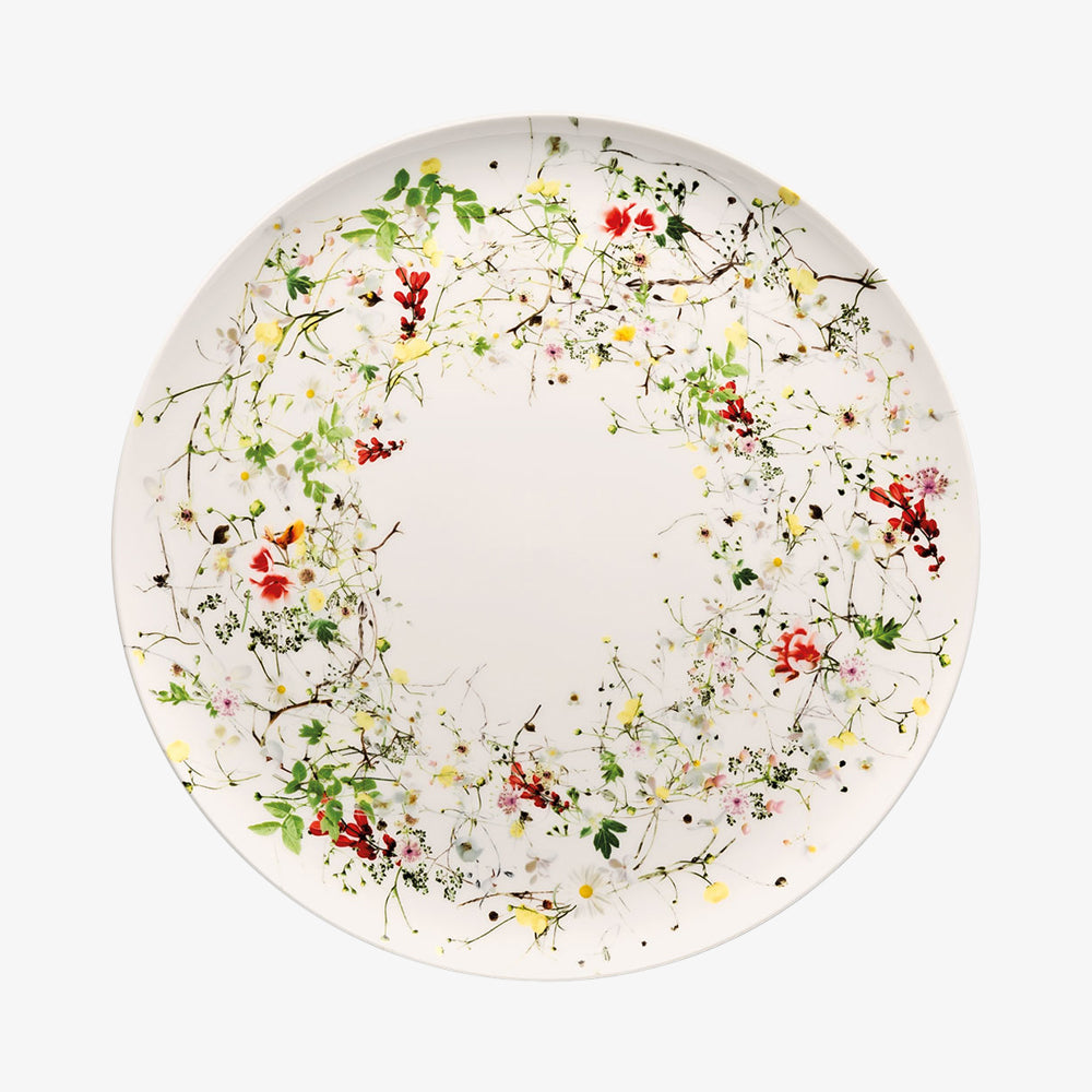 Service Plate 32cm, Fleurs Sauvages, Brillance