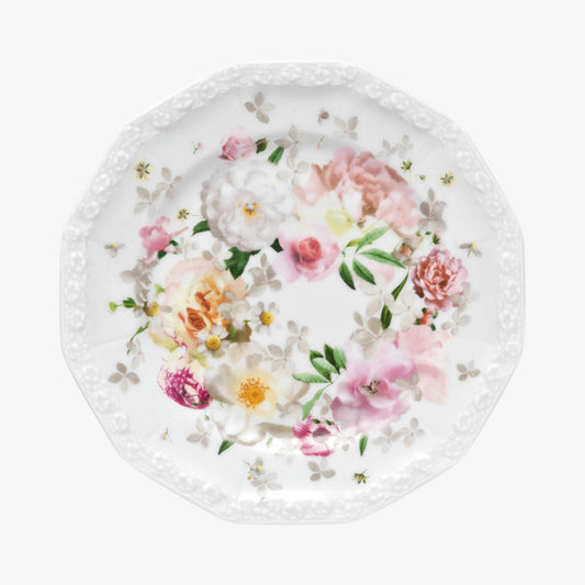 Plate 17cm, rosa rose, maria