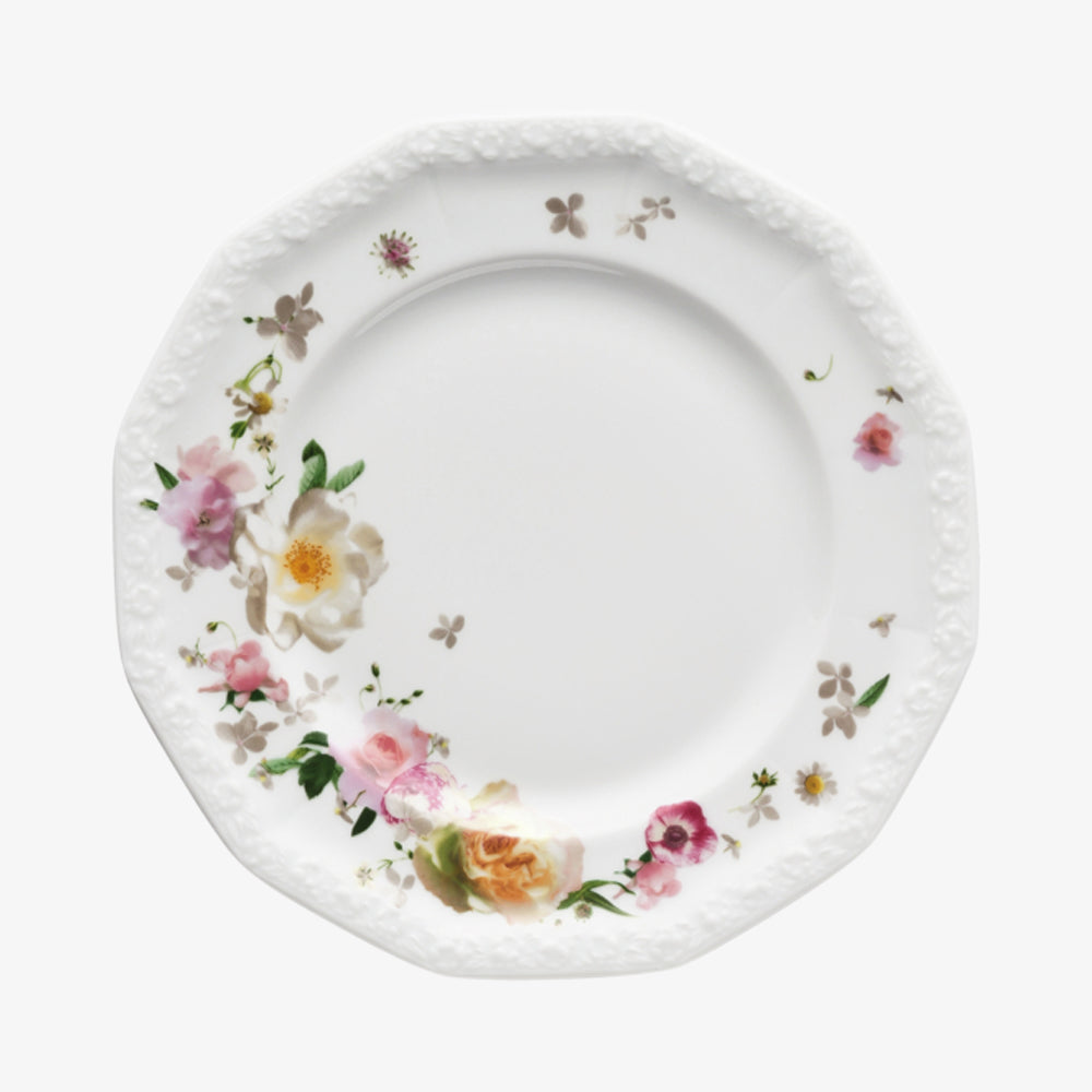 Plate 19 cm, rosa rose, maria