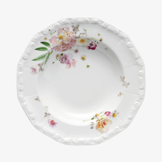 Plate 23cm dyp, rosa rose, maria