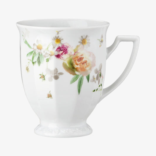 Mug with act, pink rose, maria