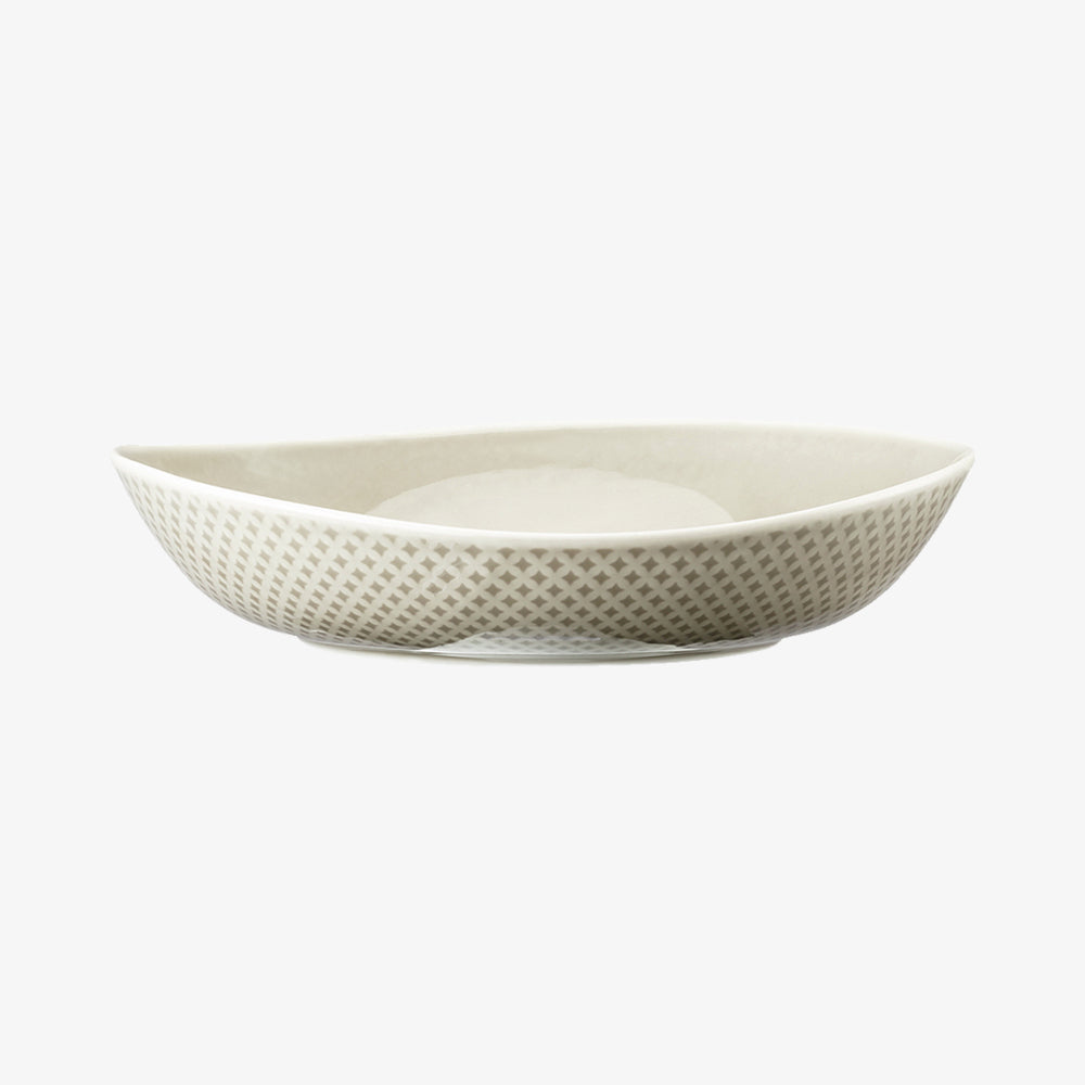 Plate 22cm deep, Pearl Grey, Junto