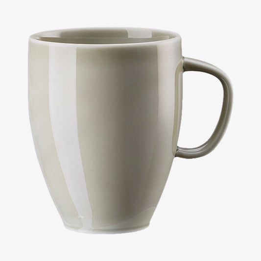 Mug with act, pearl gray, junto