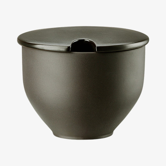 Sugar bowl w.indent., Slate Grey, Junto