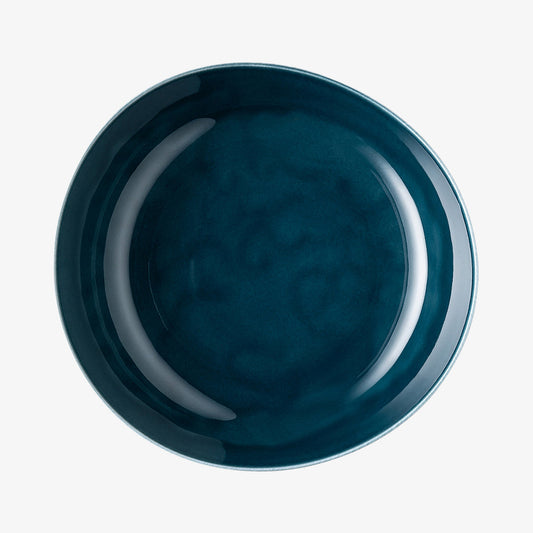 Plate 25cm Deep, Ocean Blue, Junto